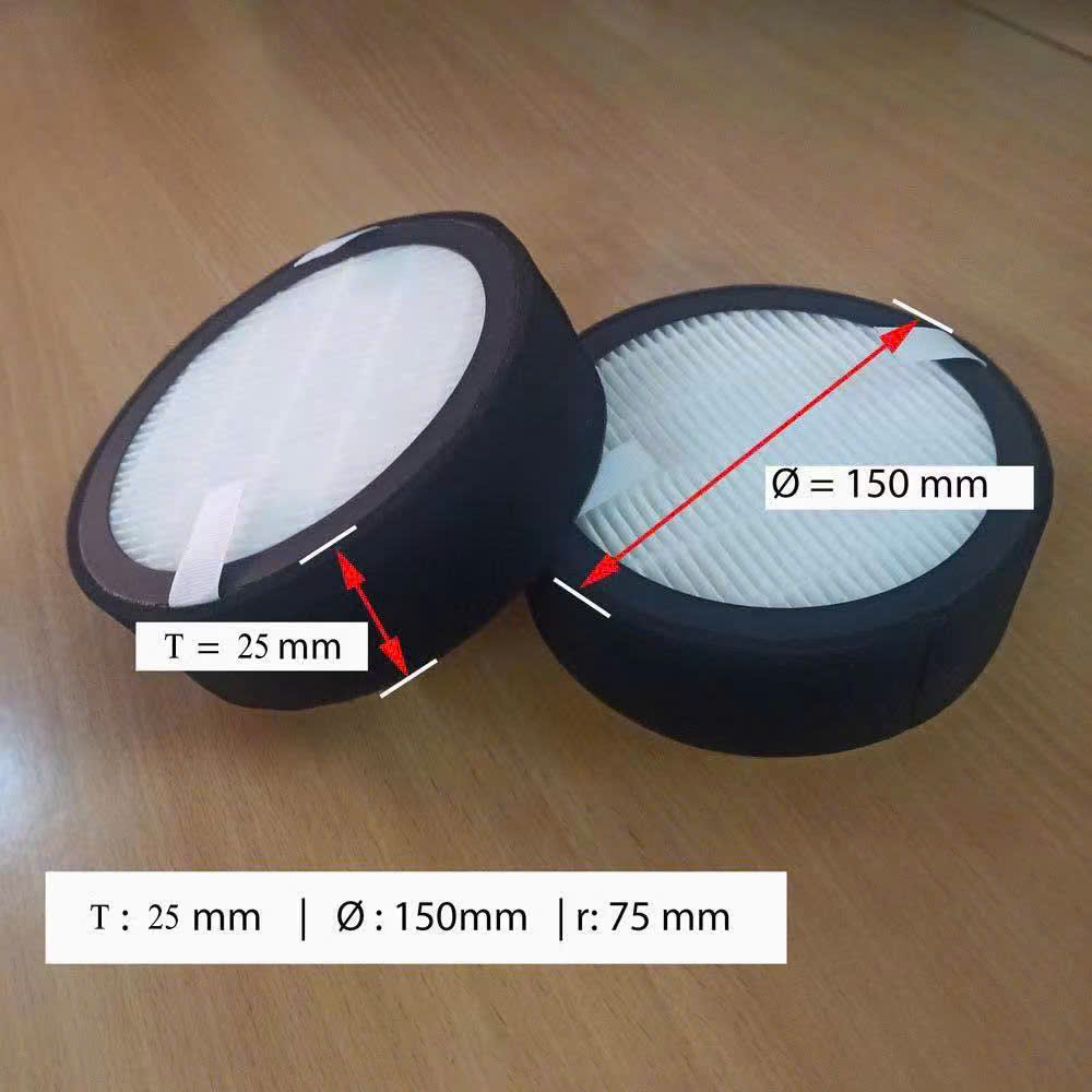 Bộ lọc HEPA tròn H13 cho máy cấp khí tươi hồi nhiệt
